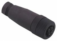 IFM M12 Circular Connector: B Coded, 4 Socket, M12 Female Thread, IP67, Screw Terminals, Straight (MPN E10109). Key specifications — Connector Body Type: Socket; Coding: B; Brand: IFM; Voltage Rating: 45V AC; Thread Size: M12; Mounting Type: Front Mounting; Mounting Style: Female Thread; IP Rating: IP67.