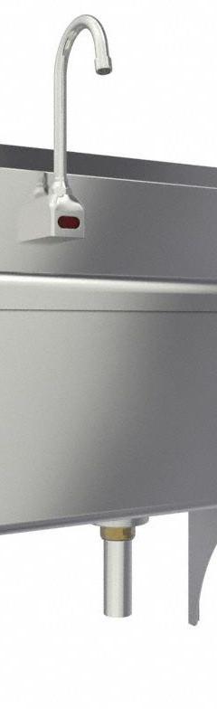 SANI-LAV Scrub Sink: 1 Stations, 14 1/2 in Bowl Dp, 28 in Bowl Lg, 16 1/2 in Bowl Wd, 1 Faucet Holes (MPN 532B-0.5). Key specifications — Includes Side Splash: Side Splash Not Included; Series: Scrub Sinks; Brand: SANI-LAV; Power Source: Battery Powered.