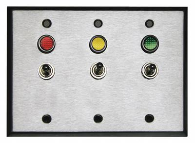 TAPCO Toggle Switch: 2 Position, 6 Connections, DPST - Panel-Mount Toggle Switches