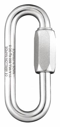 MAILLON RAPIDE Connecting Link: Quick Link, Stainless Steel, 6 11/32 in Overall Lg, Connecting Link (MPN G-160-SS). Key specifications — Brand: MAILLON RAPIDE.