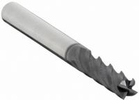OSG Square End Mill: Carbide, TiAlN Coated, 4 Flute, 4 mm Mill Dia, 14 mm LOC, 51 mm OAL (MPN HP441-1575)