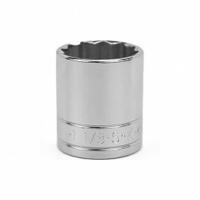 SK PROFESSIONAL TOOLS Socket: SAE, 1/2 in Drive Size, 1 1/8 in Socket Size, 12-Point, Std, Chrome (MPN 40136). Key specifications — attr1204417: SK PROFESSIONAL TOOLS; attr1204392: Chrome.