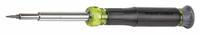 KLEIN TOOLS Multi-Bit Screwdriver: Hex/Phillips/Security Torx/Slotted Tip, 14 Tips, 7 in Overall Lg (MPN 32314). Key specifications — attr1205339: Phillips #00 + #0; attr1205303: KLEIN TOOLS.