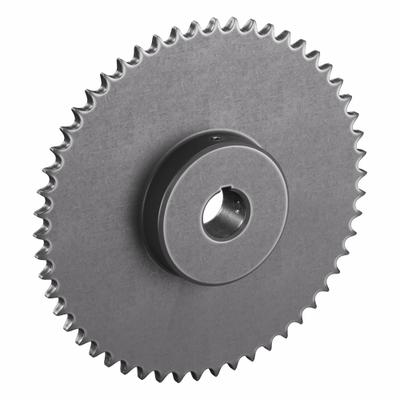 TRITAN Roller Chain Sprocket: 40, For 1/2 in Chain Pitch, 1 1/8 in Bore Dia, 54 Teeth - Size 40 Fixed-Bore Roller Chain Sprockets