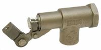 BOB Float Valve: For Water Media, Angle Valve Body, Float Valve Body, Horizontal Piping, 1/2 in FNPT (MPN R1351-1/2). Key specifications — Mounting: Horizontal Piping; Arm Adjustability: Adjustable; Connection Gender - Side 1: Female; Connection Gender - Side 2: Female; Brand: BOB; Connection Type - Side 1: NPT; Connection Type - Side 2: NPT; Flow Rate: 58 gpm @ 85 psi.