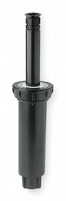 RAIN BIRD Spray Head for Shrubs: Half Circle, 15 ft, 1.3 to 1.85 gpm, 25 to 65 psi (MPN 1804H-25). Key specifications — Throw Radius: 15 ft; Brand: RAIN BIRD; Flow Rate: 1.3 to 1.85 gpm; Pattern: Half Circle; Pressure Range: 25 to 65 psi; Sprinkler Head or Nozzle Type: Pop-Up Spray Head.