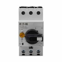 EATON Manual Motor Protector: Non-Reversing, 3 Poles, 58 A, Thermal Protection, Selector Switch (MPN XTPR058DC1). Key specifications — Maximum Voltage Rating: 600V AC; Brand: EATON; Thermal Units Required: None (Starter Includes Integrated Thermal Units); Frame Size (Width): 55mm (D Frame).