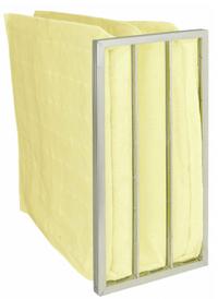 GRAINGER Pocket Air Filter: 24 in x 12 in x 10 in, MERV 14, Yellow, Synthetic, 3 Pockets (MPN 2GJD4). Key specifications — Display Sell UOM: EA; Brand: GRAINGER; Media Material: Synthetic; Performance Rating: MERV 14.
