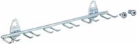 TRITON PRODUCTS Multi-Prong Tool Holder: 1/4 in_1/8 in Peg Hole, Screw-In, Surface, Silver, 5 PK (MPN 76660). Key specifications — Finish: Zinc-Plated; Color: Silver; For Tool Type: Screwdrivers; Includes: Screws; Locking System: Screw-In; Mounting Type: Surface; Material: Steel; Accessory Type: Multi-Prong Toolholder.