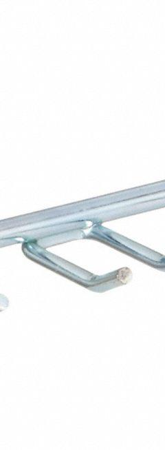 TRITON PRODUCTS Multi-Prong Tool Holder: 1/4 in_1/8 in Peg Hole, Screw-In, Surface, Silver, 5 PK (MPN 76660). Key specifications — Finish: Zinc-Plated; Color: Silver; For Tool Type: Screwdrivers; Includes: Screws; Locking System: Screw-In; Mounting Type: Surface; Material: Steel; Accessory Type: Multi-Prong Toolholder.