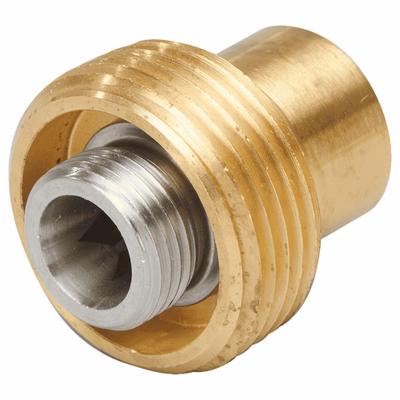 IFM Threaded Adapter for Pressure Sensors: Max 100 bar, 1 in NPT, M18x1.5 - Threaded Adapters for Pressure Sensors