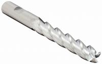 CLEVELAND Square End Mill: High Speed Steel, 4 Flute, 9/32" Mill Dia, 2" LOC, 3-3/4" OAL (MPN C33430)