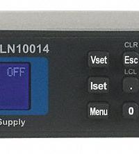 B&K PRECISION DC Power Supply: Programmable DC, Included, 1.72 in H x 16.5 in W x 17 in D, NIST, VFD (MPN XLN10014-GL). Key specifications — Line Regulation Current: 4 mA; Load Regulation Voltage: 12 mV; Calibration Certificate Type: NIST; Manufacturer Part Number: XLN10014-GL; Brand: B&K PRECISION; Includes: AC Power Cord; Line Regulation Voltage: 10mV; Load Regulation Current: 6 mA.