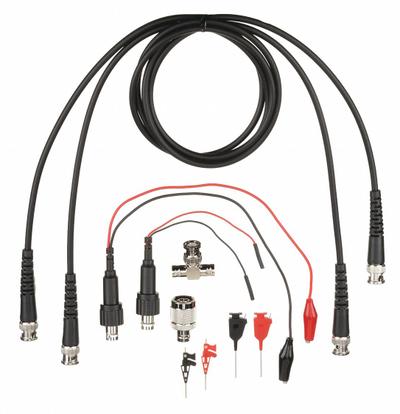 B&K PRECISION Test Lead Kit: CAT II, Alligator Clip/Mini Pincer Clip/Test Clip, BNC Male - Test Lead Kits