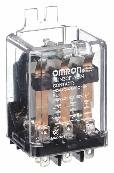 OMRON Flange Mount Relay: Surface (Side Flange) Mounted, 10 A Current Rating - Surface-Mounted Relays