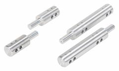 BURRELL SCIENTIFIC Shaft: 8 in Overall Lg, 1 1/2 in Overall Wd, Bottle Clamp Shaft, Aluminum (MPN 075-780-04-00). Key specifications — Brand: BURRELL SCIENTIFIC; Material: Aluminum; Product Type: Bottle Clamp Shaft.