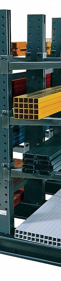JARKE Cantilever Rack: Starter, Heavy-Duty, 81 1/2 in x 81 1/2 in x 10 ft, Straight Arm (MPN DC-10J). Key specifications — Arm Style: Straight; Brand: JARKE.