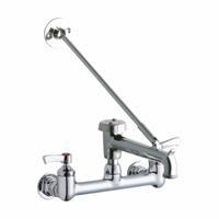 ELKAY Handle-Operated Faucet: Elkay®, Brass, Centerset, Wall, 2 Mounting Holes, 4 gpm Flow Rate, NPT (MPN LK940BP07L2H). Key specifications — Series: Elkay®; Brand: ELKAY.