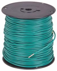 SOUTHWIRE Hookup Wire: 14 AWG Conductor Size, Green, 500 ft Overall Lg, 600 V Volt (MPN 411030505). Key specifications — Brand: SOUTHWIRE; Product Type: Machine Tool Wire; Standards: UL 1015; Manufacturer Part Number: 411030505.