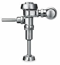 SLOAN Manual Flush Valve: Royal®, Exposed, Top, 0.25 gpf Gallons per Flush, 11 1/2 in Rough-In (MPN Royal 186-0.25). Key specifications — Spud Location: Top.