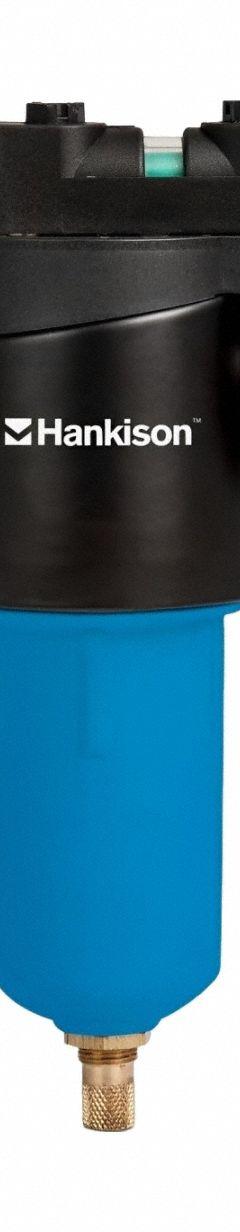 HANKISON Pre/After Filter Package Kit: 0.01 micron, 3/8 in NPT, 35 scfm, 150 psi Max Op Pressure (MPN 7456378). Key specifications — attr241482: No; attr110918: Yes; attr110926: Aluminum; attr110904: HANKISON.