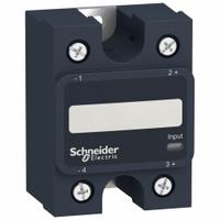 SCHNEIDER Solid State Relay: Surface Mounted, 125 A Max Output Current, SCR, AC Output (MPN SSP1A4125BDT). Key specifications — Brand: SCHNEIDER; Current Type: DC; Electrical Connection: Screw Clamp; Finger Safe: Yes; Input Current: 7 to 12 mA; Maximum Output Current without Heat Sink: Not Recommended; Mounting Style: Panel; Output Voltage: 48 to 660V AC.