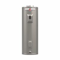 RHEEM Electric Water Heater: 240V, 55 gal, 6 kW, Single Phase, 57 in Ht, 25 gph @ 90°F Rise (MPN PROPE55 T2 RH CG / 701715). Key specifications — Phase: Single; Brand: RHEEM; Maximum Recovery Flow Rate: 25 gph @ 90°F Rise.