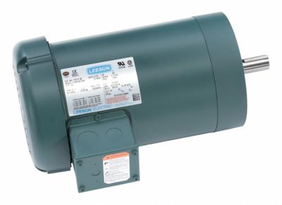 LEESON General Purpose Motors: C-Face Mount, Totally Enclosed Air-Over, 3 hp - C-Face 3-Phase General Purpose AC Motors