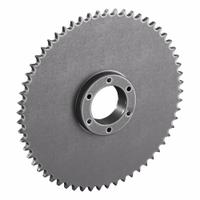 TSUBAKI Sprocket: For 60 Chain, 60 Teeth, 14.331 in Pitch Dia, 14.76 in Outside Dia, Steel (MPN 60SF60). Key specifications — Brand: TSUBAKI; Required Bushing Series: SF.