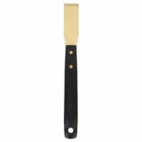 HYDE Scraper: Bld. Mat. Brass, Hdl. Mat. Polypropylene, Stiff, Straight Bld. Shape (MPN 12040). Key specifications — attr1004902: HYDE; attr1014703: Plastic; attr1017570: Standard End; attr1029655: Straight; attr1034073: Straight.