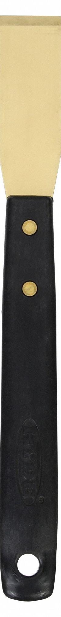 HYDE Scraper: Bld. Mat. Brass, Hdl. Mat. Polypropylene, Stiff, Straight Bld. Shape (MPN 12040). Key specifications — attr1004902: HYDE; attr1014703: Plastic; attr1017570: Standard End; attr1029655: Straight; attr1034073: Straight.