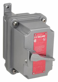 HUBBELL KILLARK Motor Switch: 1 Gang, 2 Poles, 20 A, 0.5 in Hub Dia, Dead End, Factory Sealed (MPN FXSX12). Key specifications — Brand: HUBBELL KILLARK; Factory Sealed: Yes.