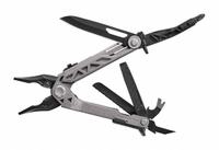 GERBER Multi-Tool: Multi-Tool Plier, 14 Tools, 14 Functions, 4 3/4 in Closed Lg, 6 5/8 in Open Lg (MPN 30-001193N). Key specifications — attr15951: GERBER; attr10311: Center-Drive; attr10312: Natural Wood; attr15960: One Thumb Opening; attr15963: Stainless Steel; attr15971: Multi-Tool Plier; attr15972: Tool Lock; attr15977: Fold-Out.