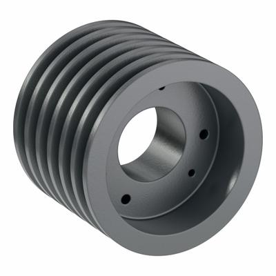 APPROVED VENDOR V-Belt Pulley: B58, 6 Groove, 6.15 in OD, Bushed Bore, SK - Bushed-Bore Cast-Iron V-Belt Pulleys