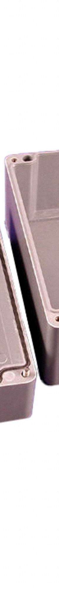 HAMMOND Enclosure: Polyester, 10 in x 9 in x 6 in, NEMA 4/4X, Solid Cover, Screw On (MPN 1590ZGRP235). Key specifications — Brand: HAMMOND; Closure Method: Screws; Enclosure Material: Polyester; Knockouts: Not Included.
