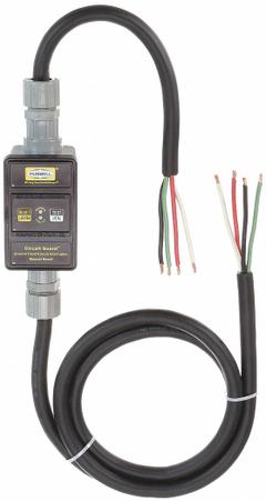HUBBELL WIRING DEVICE-KELLEMS GFCI: Manual Reset, 6 ft Lg, 10/4, Bare Wire Plug, 30 A Current, Black (MPN GFP3305). Key specifications — NEMA Plug Configuration: Bare Wire; NEMA Receptacle Configuration: Non-NEMA; Brand: HUBBELL WIRING DEVICE-KELLEMS; Voltage: 120/240V AC.
