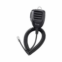 ICOM Speaker Microphone: Fits Icom, For A120 Series, 19 in Cord, Push To Talk, HM216. Key specifications — Compatible Radio Series: A120; Color: Black; Radio Connector Type: Modular Connector; Brand: ICOM; Manufacturer Part Number: HM216; Push To Talk: Yes.