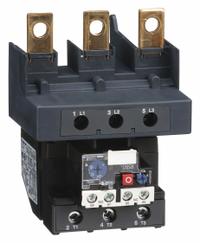 SCHNEIDER Overload Relay: Thermal Protection, 3 Poles, 1NO/1NC, Phase Loss Sensitivity, 80 A – 104 A (MPN LRD4365). Key specifications — Brand: SCHNEIDER; Auxiliary Contact Form: 1NO/1NC; Compatible Contactor Series: TeSys Deca; Terminal Connection Type: Screw Clamp Terminals; Maximum Voltage Rating: 1000V AC; Phase Loss Sensitivity: Yes; Thermal Units Required: None (Relay Includes Integrated Bimetallic Elements); Compatible Contactors: TeSys Deca (115 to 150 Amp Models).