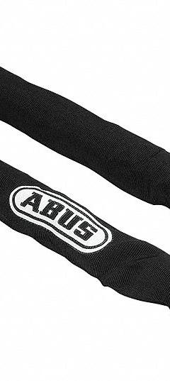 ABUS Security Chains: 2 ft Lg, 3/8 in Chain Dia, Zinc, Black, Corrosion Resistant (MPN 10KS Chain & Sleeve 2'). Key specifications — Includes Chain Cover: Yes; Coating Material: Nylon; Environment: Indoor and Outdoor; Brand: ABUS.