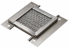 HOFFMAN Filter: Aluminum, 4.09 in Overall Ht, 3.25 in Overall Wd, 0.34 in Overall Dp, 32FL03, AVK34 (MPN AFLT34). Key specifications — Brand: HOFFMAN; Compatible with Grainger Part Number: 32FL03; Compatible with Product Type: Louver Plate Kits; Manufacturer Part Number: AFLT34; Material: Aluminum.