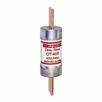 MERSEN Fuse: Class K5, OT Series, Fast-Acting, 400 A, 250 V AC, 250 V DC, Non-Indicating (MPN OT400). Key specifications — Series: OT; Brand: MERSEN; Manufacturer Part Number: OT400.
