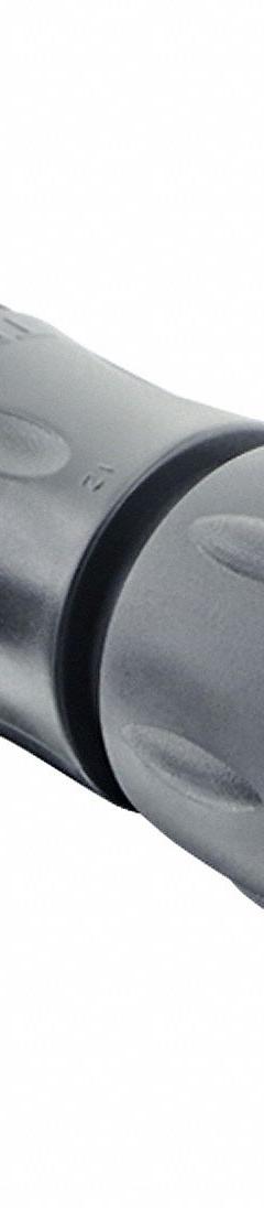 SOURIAU Electrical Connector: Trim Trio UTSX 12, Plug with Cable Gland, 8 Contacts, 10 A, 500V (MPN UTSX6JC128S). Key specifications — Wire Size: 30 AWG to 14 AWG; Includes Contacts: Contacts Not Included; Brand: SOURIAU; Coupling Type: 1/3 Bayonet; IP Rating: IP69K; Series: Trim Trio UTSX; Contact Gender: Female; Voltage Rating: 500V.