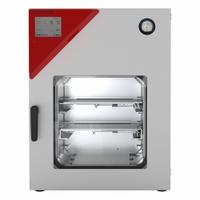 BINDER Laboratory Oven: Vacuum, 1.94 cu ft Capacity, 110°C Max Temp, 1.4 kW Watt, 1.94 cu ft Volume (MPN 9630-0014). Key specifications — attr1027177: 100/120V; attr1027180: BINDER; attr1027171: +9°C Above Ambient Temperature to +110°C; attr1027172: +/-1.2°C @ 100°C.