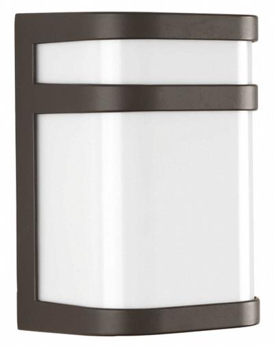 LED Outdoor Sconce: LED, 623 lm, 3000K, 9 W, 120V AC, 8 in Overall Ht - LED Decorative Wall Lights