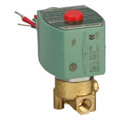 REDHAT Solenoid Valve: 2-Way, Normally Closed, 1/8 in Pipe Size, 220V AC/240V AC, High Flow (MPN 8262H001). Key specifications — Pipe Size: 1/8 in; Voltage: 220V AC; Brand: REDHAT; Coil Enclosure: Without Junction Box.