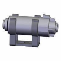 SMC In-Line Air Filter: ZF, 12 mm Inlet, Push-to-Connect, -100 kPa to 1 MPa, Polycarbonate Housing (MPN ZFC74-B). Key specifications — attr124326: Sintered Resin; attr124323: SMC; attr124345: Push-to-Connect; attr980486: Polycarbonate; attr124320: ZFC74-B.