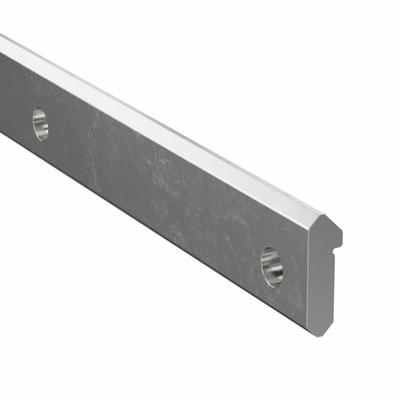 MINVEE Track: 0, 12.5 in Overall Lg, 0.516 in Overall Wd, 0.153 in Overall Ht - Bishop-Wisecarver MinVee Double-Edge Linear Guide Rails