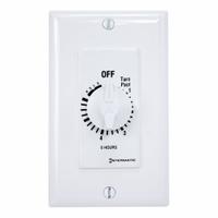 INTERMATIC Spring-Wound Timer: 6 hr Max, SPST, 277V AC, No Wall Plate Included, White (MPN FD6HHW). Key specifications — Brand: INTERMATIC; Includes Hold: Hold Included.