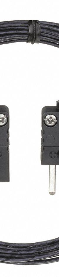 FLUKE Extension Lead: Extension Wire Kit, 500°F Max Temp °F, 260°C Max Temp °C, Male, Mini Connector (MPN 80PJ-EXT). Key specifications — End 1 Connection Type: Mini Connector; End 2 Connection Gender: Female; End 2 Connection Type: Mini Connector; End 1 Connection Gender: Male; Brand: FLUKE.