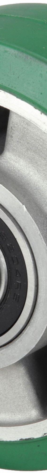 APPROVED VENDOR Caster Wheel: 5 in Wheel Dia., 2 in Wheel Wd, Rubber, 440 lb Load Rating, Aluminum (MPN 5VF29). Key specifications — Wheel Core Material: Aluminum; Wheel/Tread Color: Green; Brand: APPROVED VENDOR.